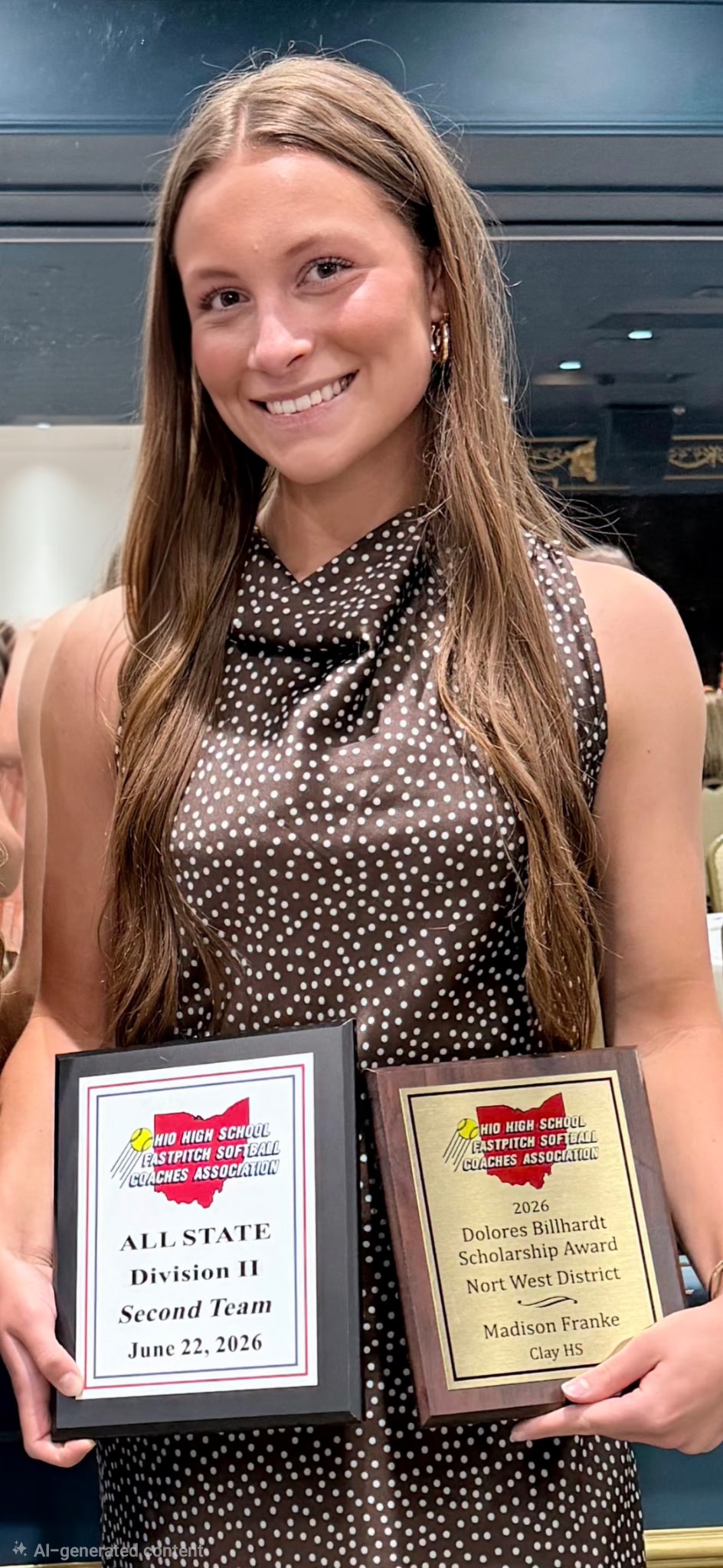 Franke recognized at All-Ohio Banquet